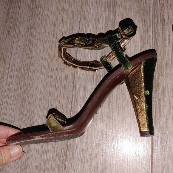 Marc by Marc Jacobs Velvet Leather Heels - Picture 15 of 16